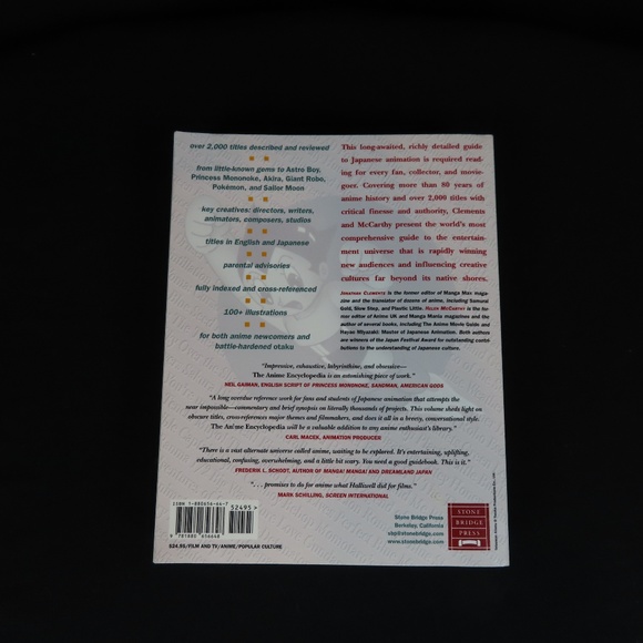 The Anime Encyclopedia Jonathan Clements Helen McCarthy 2001 Text Book - Picture 5 of 9